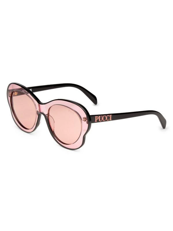54MM Scalloped Cat Eye Sunglasses – On Sale Now with Up to  display picture 1