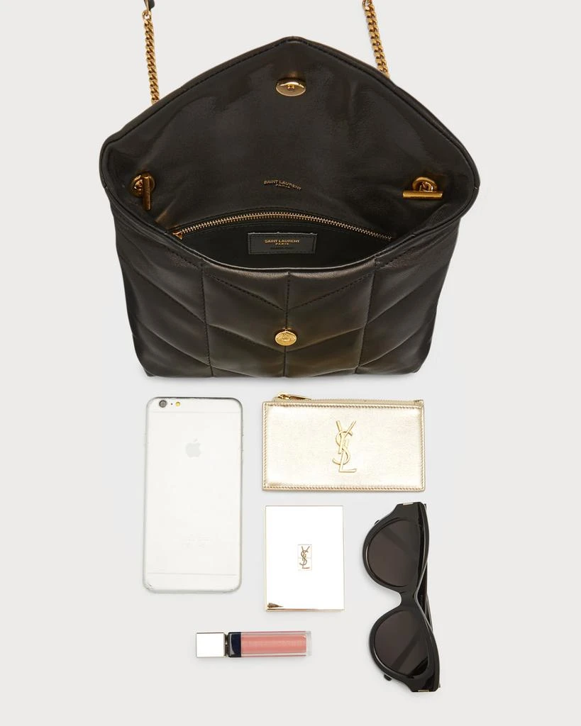 Yves Saint Laurent Lou Puffer Toy YSL Crossbody Bag in Quilted Leather 9