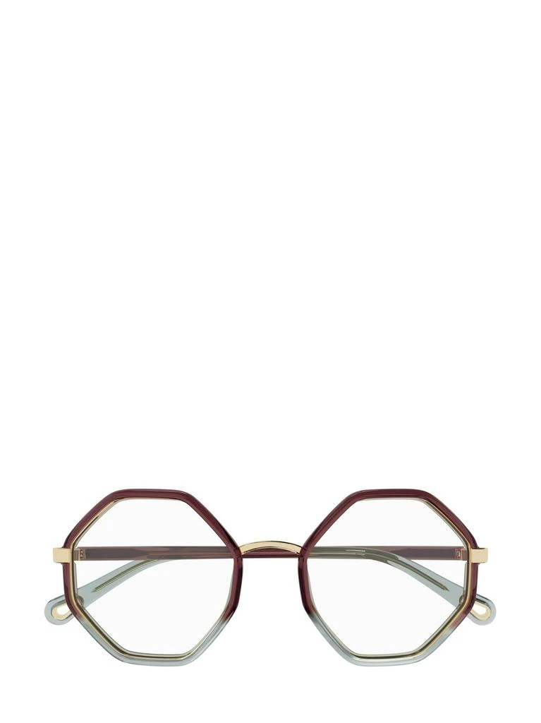 Chloé Chloé Eyewear Hexagonal-Frame Glasses 1
