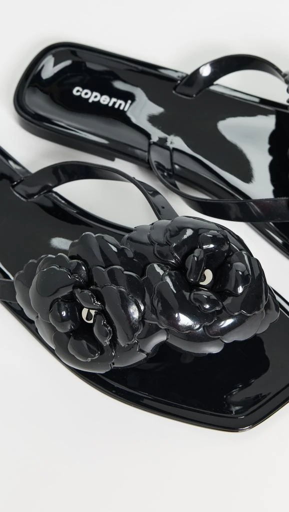 COPERNI Silicone Flower Flat Sandals 5