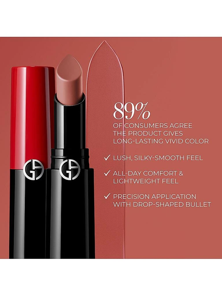 Armani Lip Power Long Lasting Satin Lipstick 4
