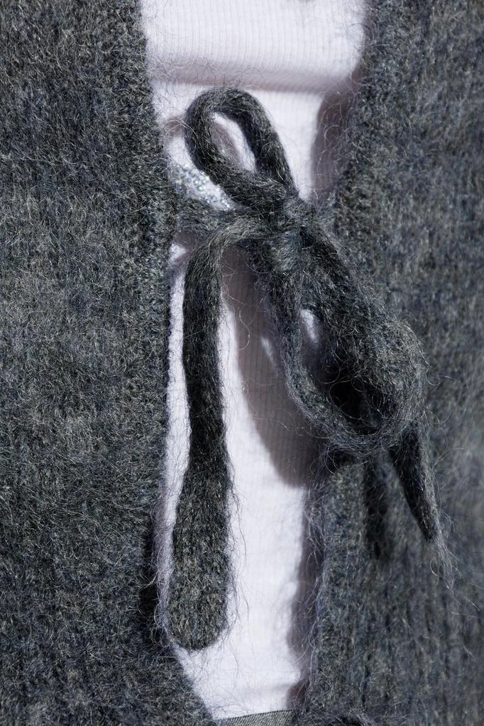 Ganni Ganni Tie-Fastening Knit Cardigan 4