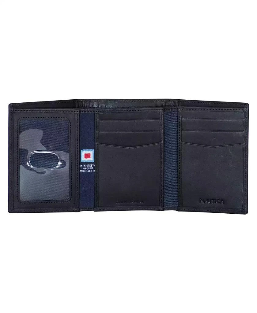 Nautica Men's Trifold Leather Wallet 2