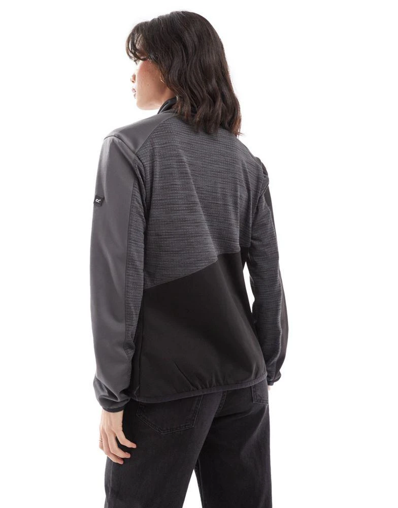 Regatta Regatta Yare ix zip fleece in seal grey black 3