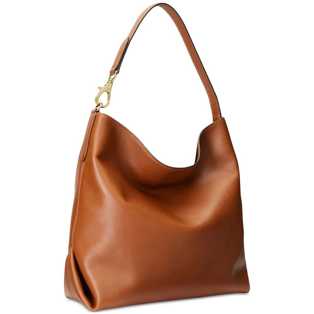 Lauren Ralph Lauren Kassie Large Leather Shoulder Bag 6