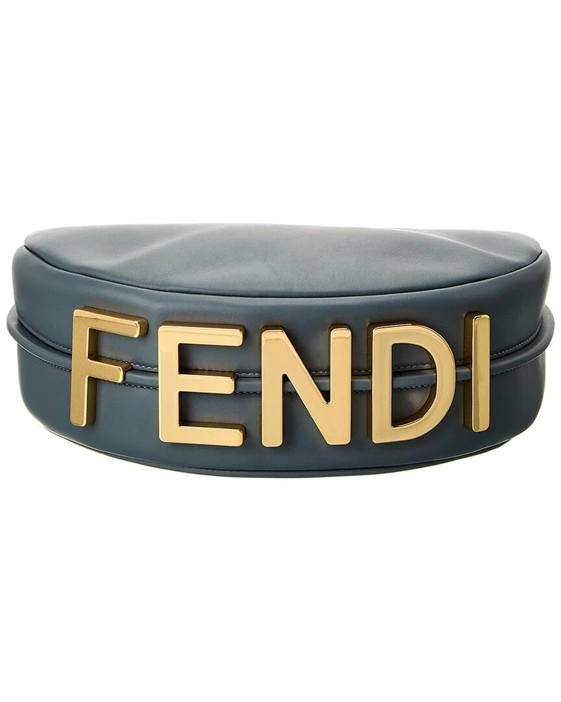 Fendi FENDI graphy Small Leather Hobo Bag 3