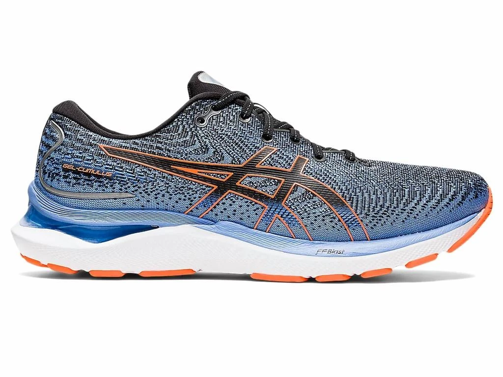 Asics Men's Gel-Cumulus 24 Running Shoes - Medium Width In Black/shocking Orange 1