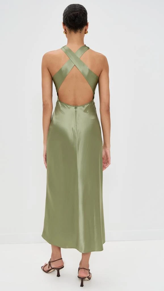 Reformation Cassette Silk Dress 2