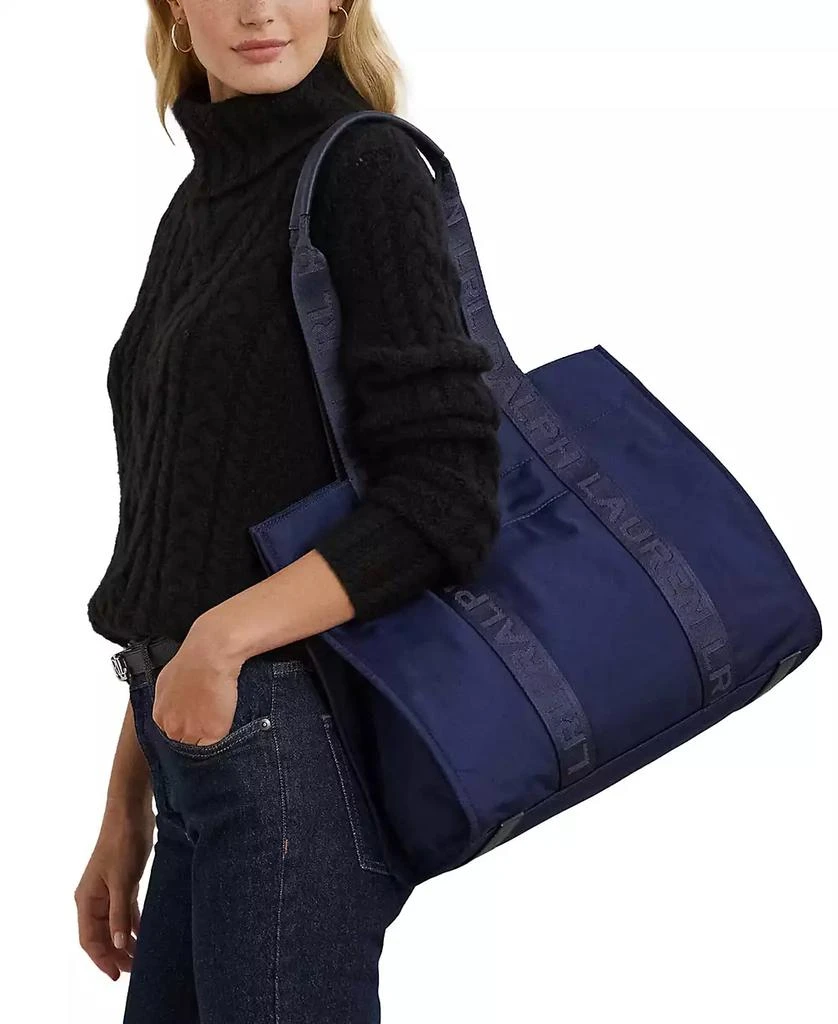 Ralph Lauren Stevie Extra-Large Nylon Tote 2