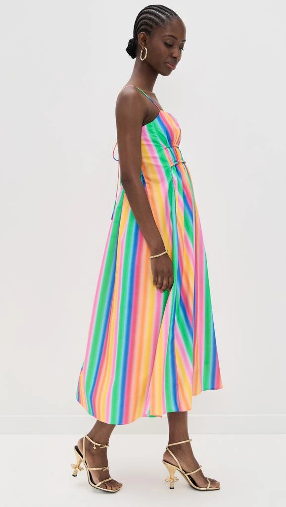 English Factory Rainbow Stripe Sleeveless Maxi Dress 3