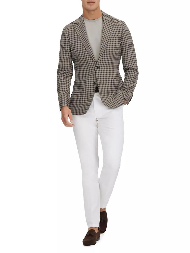 REISS Nano Wool Grid Blazer 2