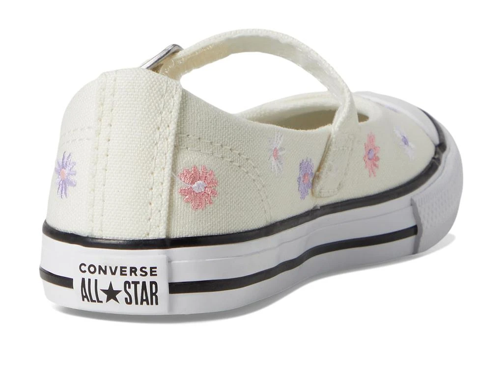Converse Chuck Taylor® All Star® Dainty Mary Jane Floral (Little Kid) 5