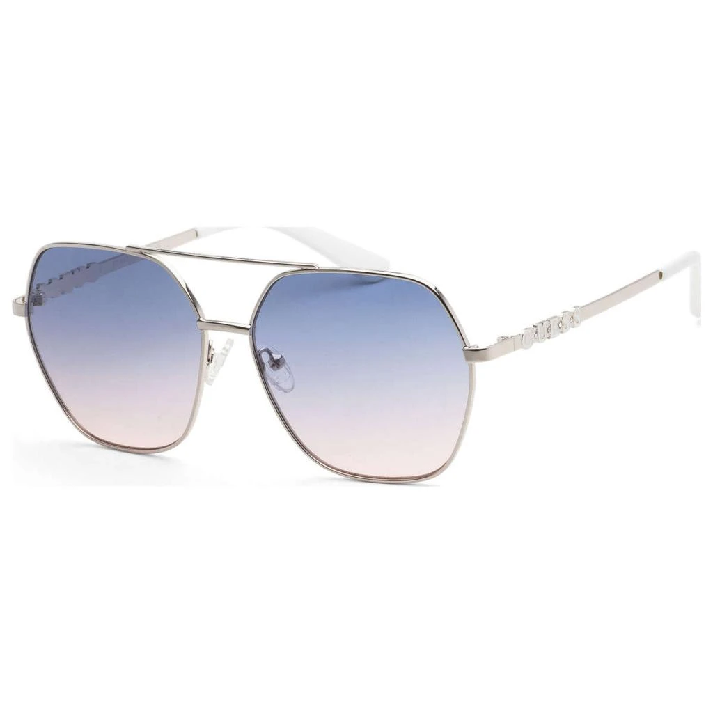 GUESS Guess Women's Silver Aviator Sunglasses 1