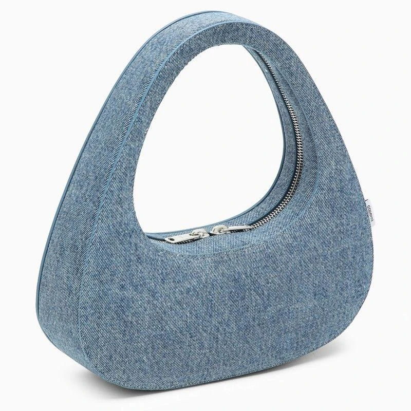 Coperni Coperni Baguette Swipe Bag In Denim 3