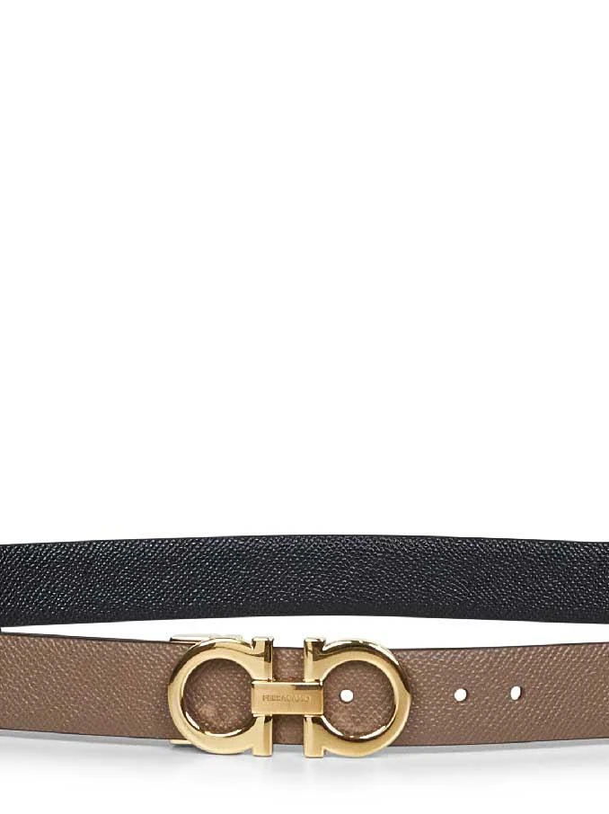 Salvatore Ferragamo FERRAGAMO | Caraway seed leather Gancini reversible belt | Women | 80 3