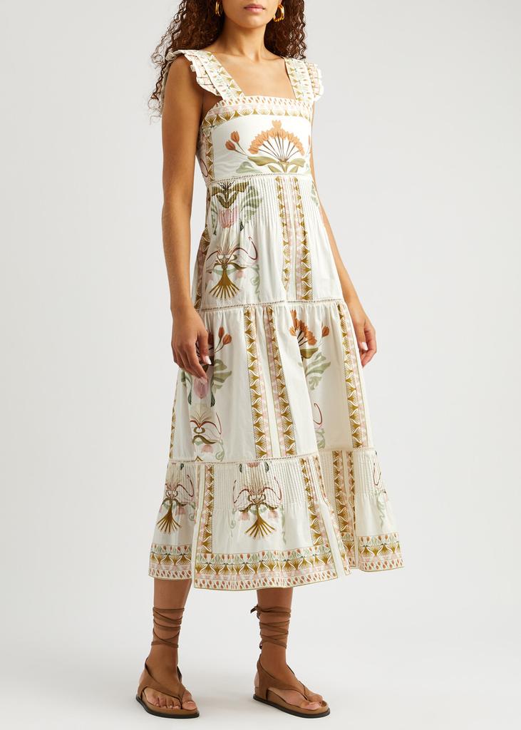 LUG VON SIGA Sybill printed cotton midi dress