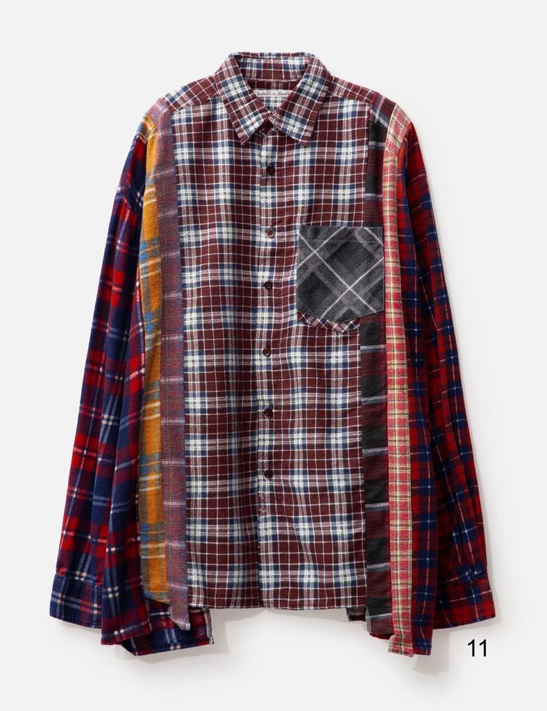 Needles FLANNEL SHIRT - 7 CUTS WIDE SHIRT 16