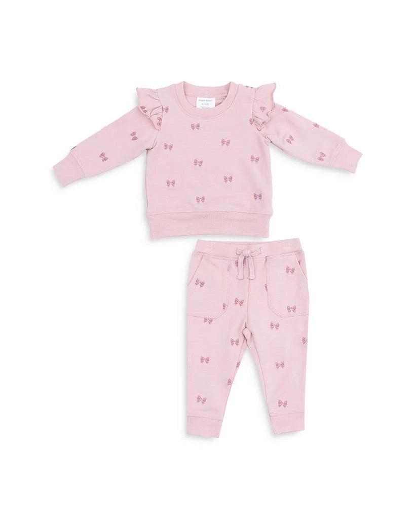Angel Dear Bows Sweatshirt & Jogger Set - Baby 1