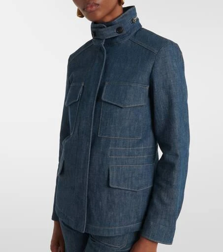 Loro Piana Traveller Mini denim field jacket 7