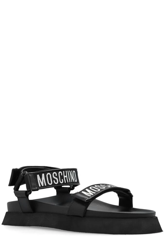 Moschino Moschino Logo Embroidered Open-Toe Sandals 2