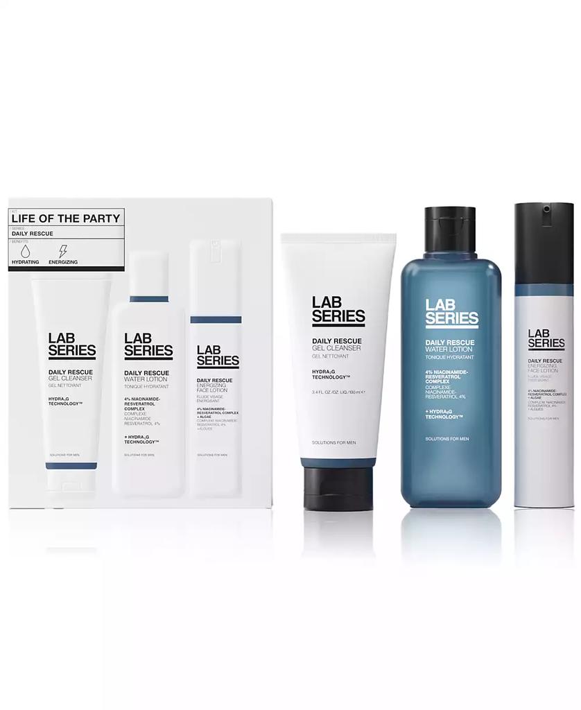 Lab Series Skincare for Men 3-Pc. Life Of The Party Daily Rescue Men's Skincare Set
