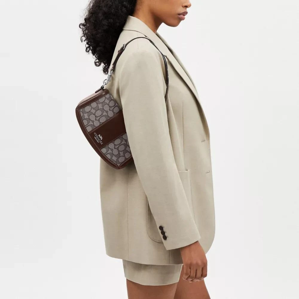 Coach Andrea Shoulder Bag In Signature Jacquard 2