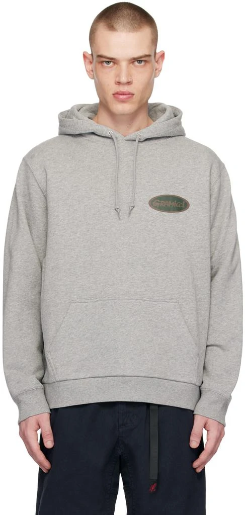 Gramicci Gray Oval Hoodie 1