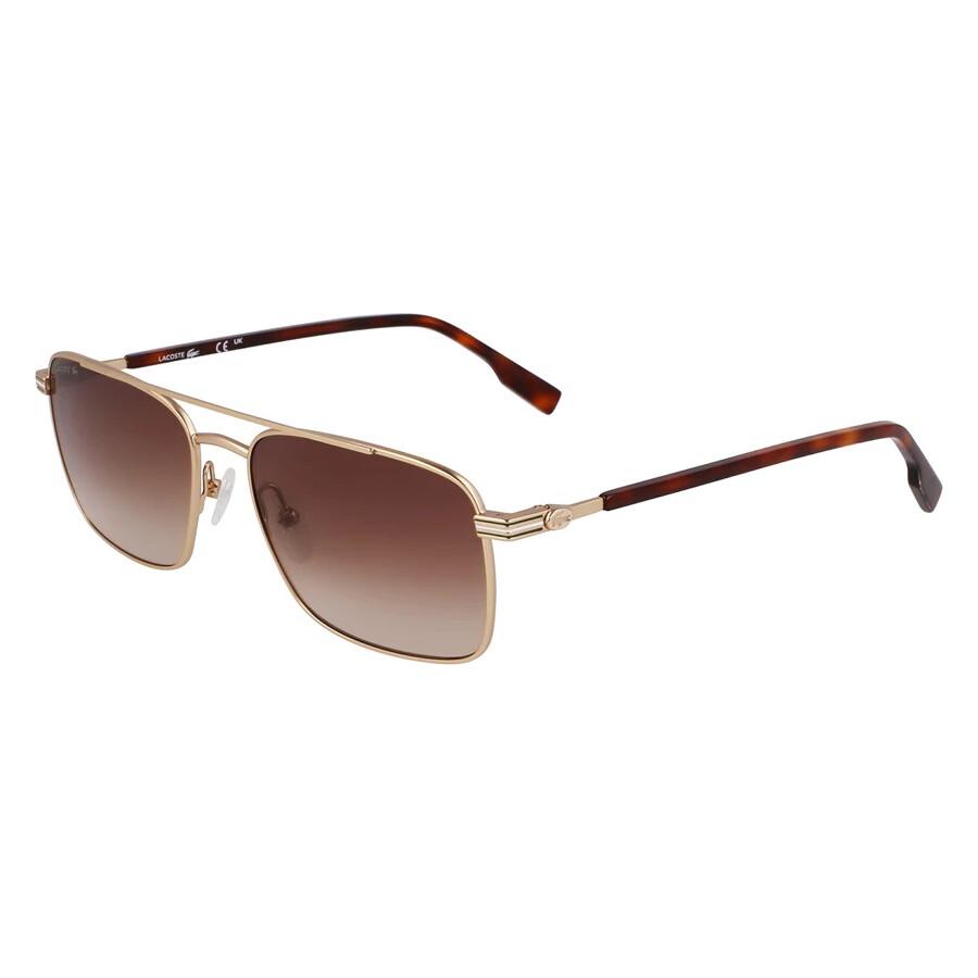 Lacoste Brown Gradient Navigator Men's Sunglasses L264S 710 58
