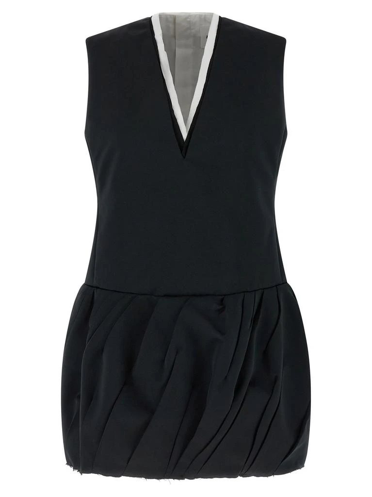 shoes to wear with black sequin dress JIL SANDER Black Slvs Mini Dresses