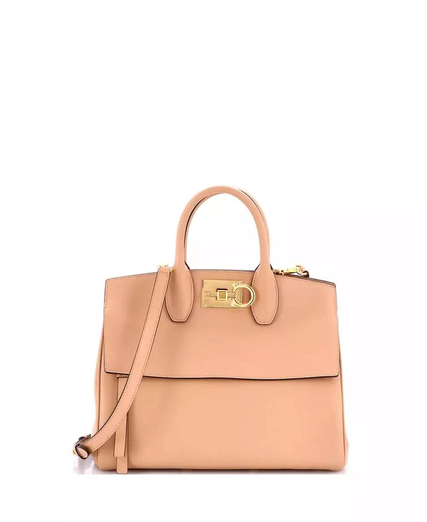 Pre-Owned Salvatore Ferragamo Small Studio Satchel Leather