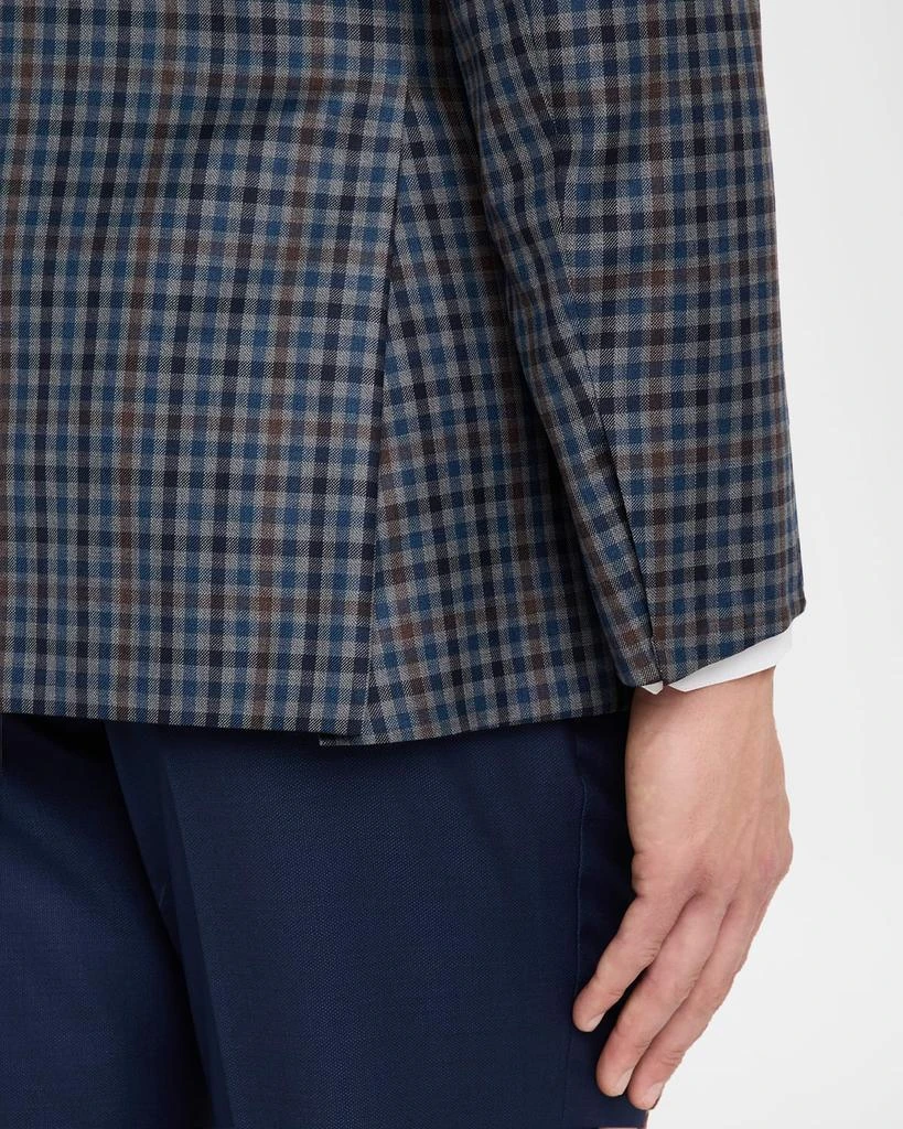 Brioni Men's Multi-Check Wool Single-Breasted Sport Coat 8