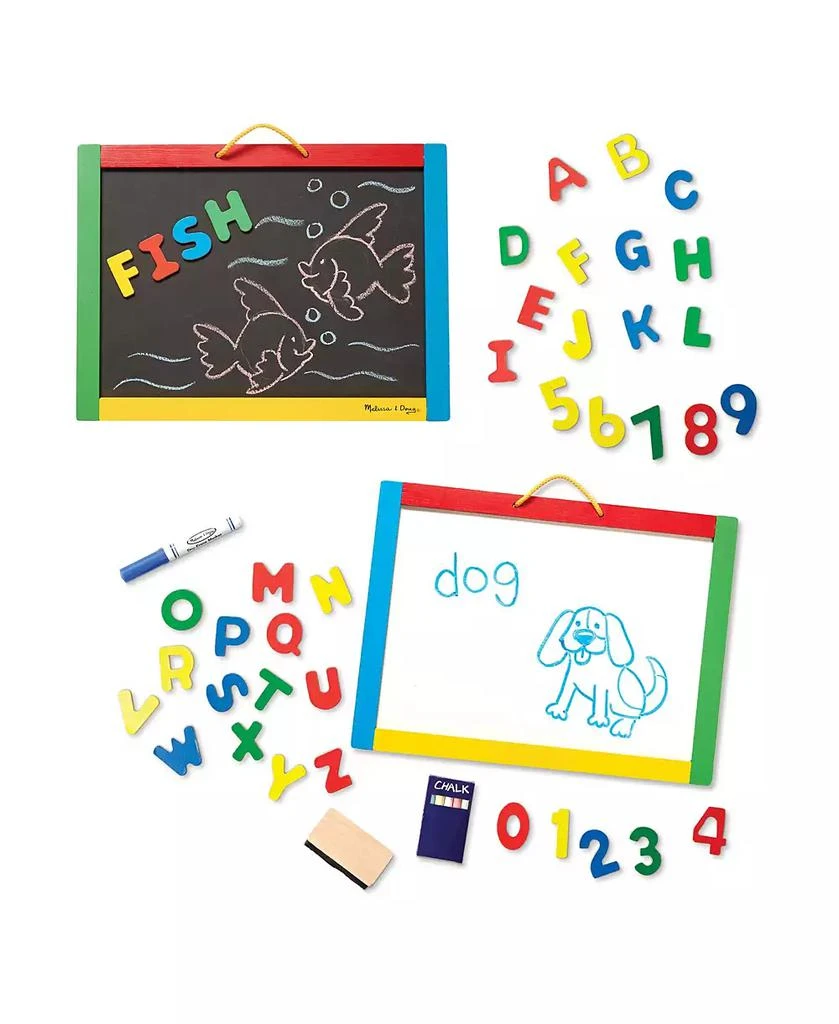 Melissa & Doug Melissa & Doug Magnetic Chalkboard and Dry-Erase Board With 36 Magnets, Chalk, Eraser, and Dry-Erase Pen 14