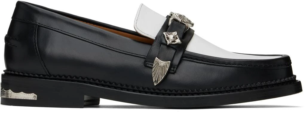 Toga Virilis SSENSE Exclusive Black & White Loafers 1