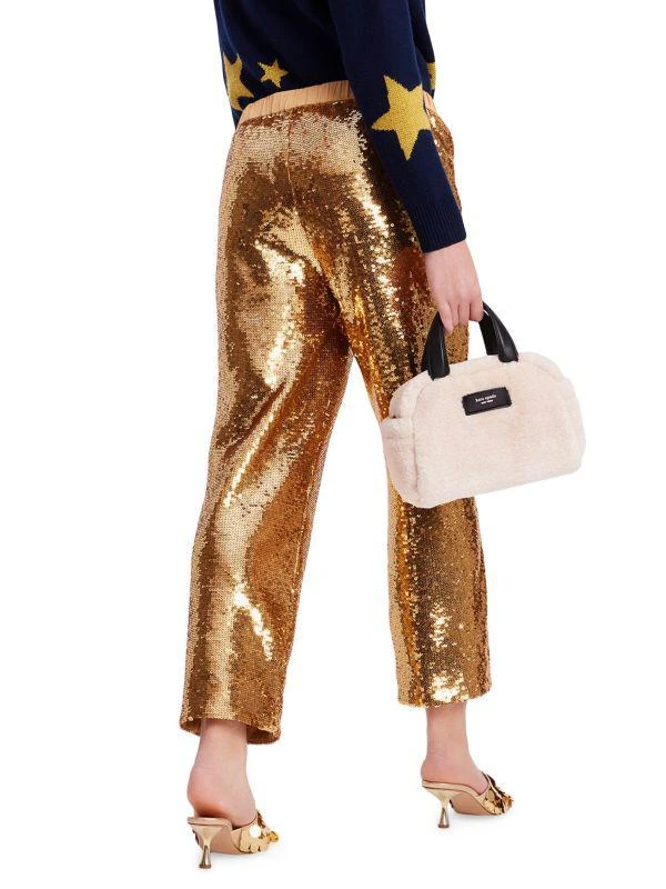 Kate Spade Sequin Straight-Leg Pants 3