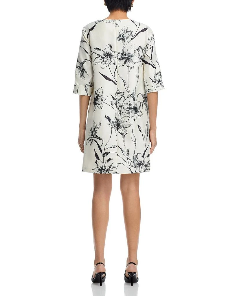 Caroline Rose Floral Print Shift Dress 4