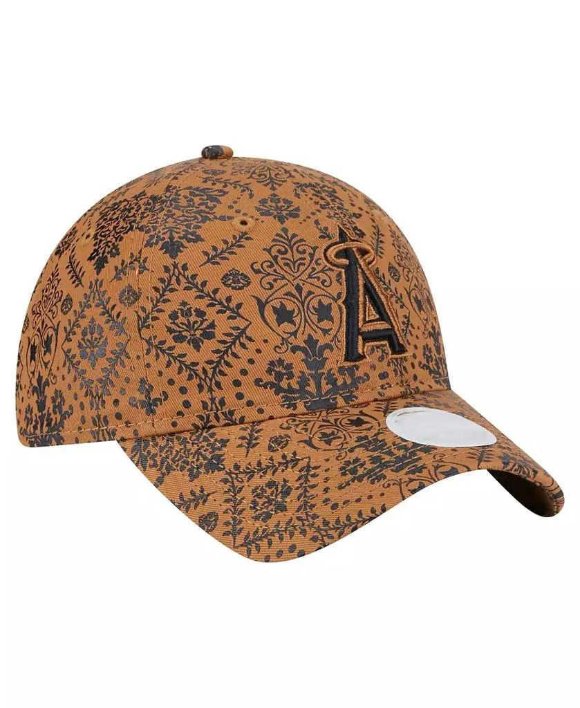 New Era Women's Brown Los Angeles Angels Vintage Deco 9TWENTY Adjustable Hat 3