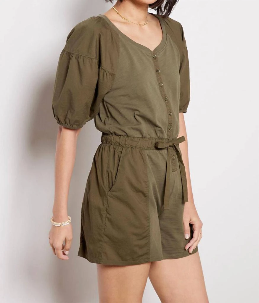 Garner Combo Romper In Olive Green  On Sale Now with Up to 83% Off |  Discover Exclusive Deals & Savings at BeyondStyle  Authentic Nation LTD  women|jumpsuits-rompers|clothing with Limited-Time Discounts, Free