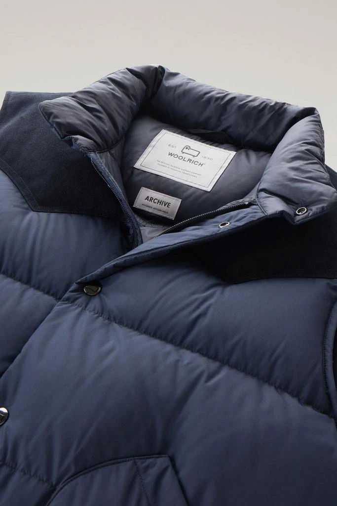 Woolrich Western Padded Vest - Men - Blue 2
