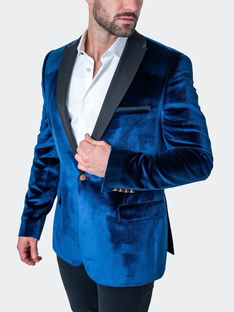 Maceoo Blazer Tesla Velvet Blue 5