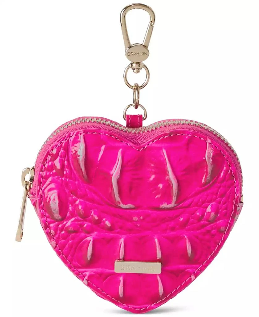 Brahmin Heart Rose Water Melbourne Leather Pouch 1