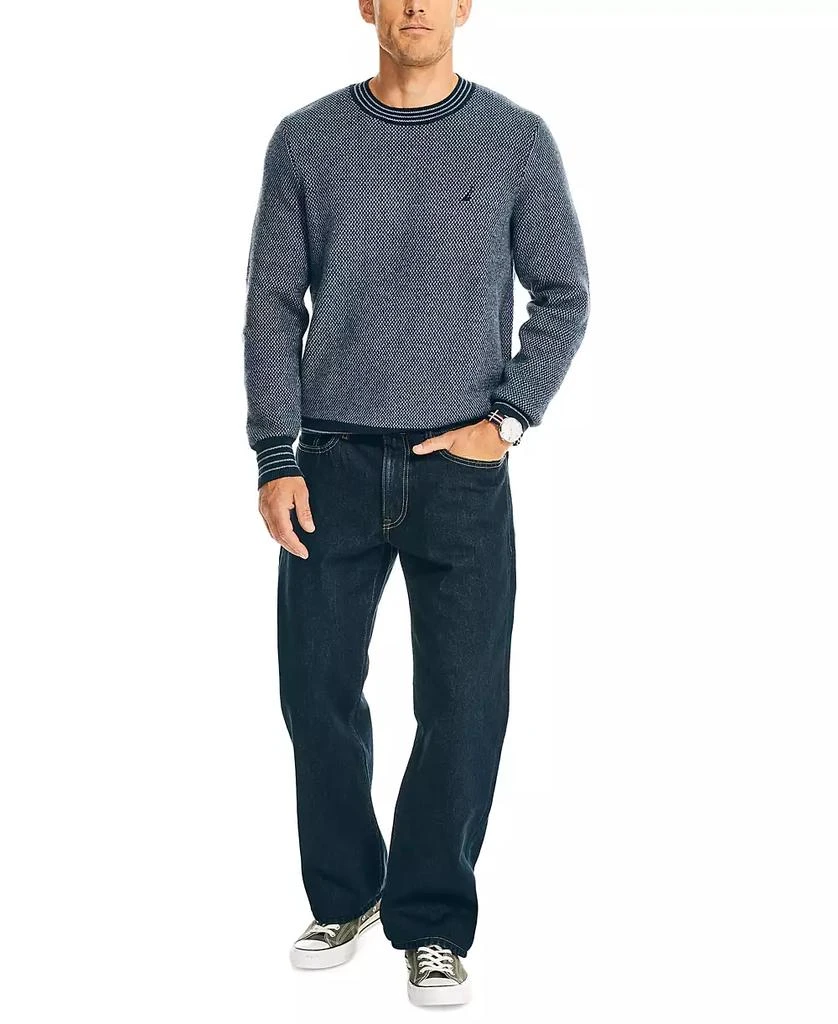 Nautica Men's Authentic Loose-Fit Rigid Denim 5-Pocket Jeans 4