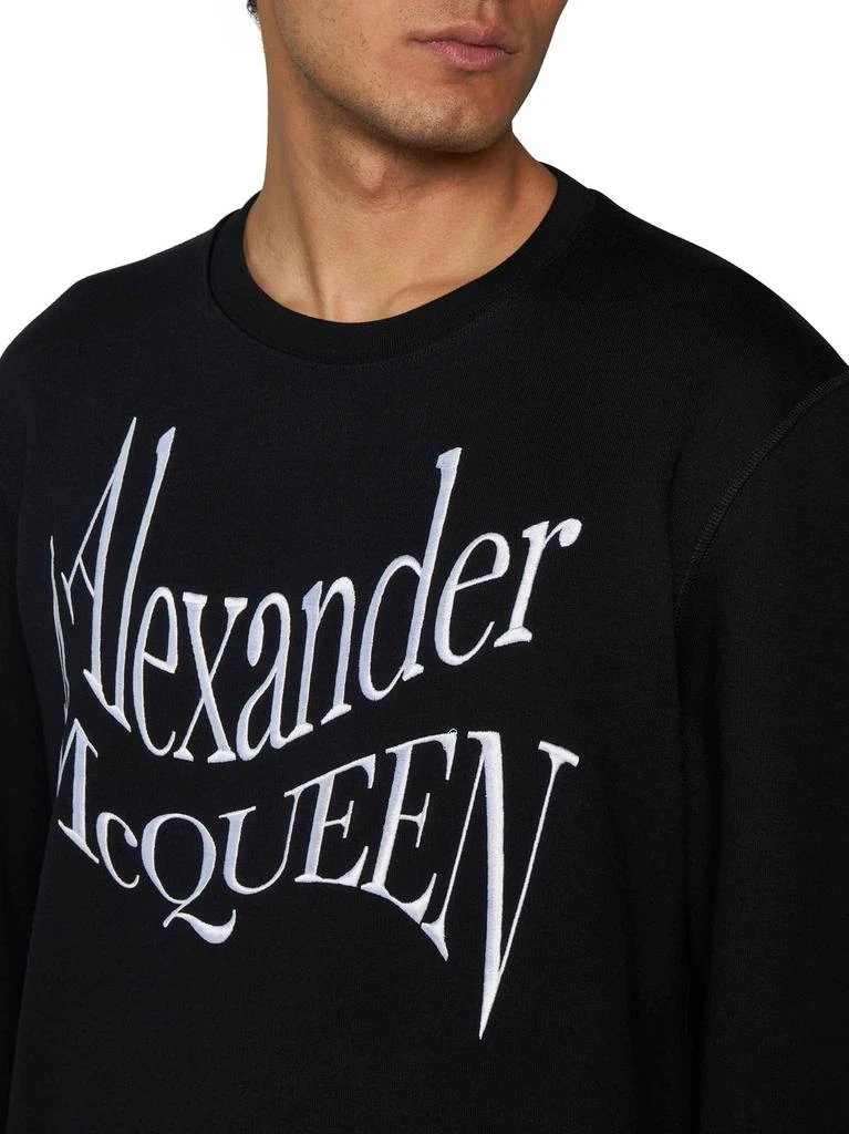 Alexander McQueen Alexander McQueen Warped Logo Sweatshirt 5