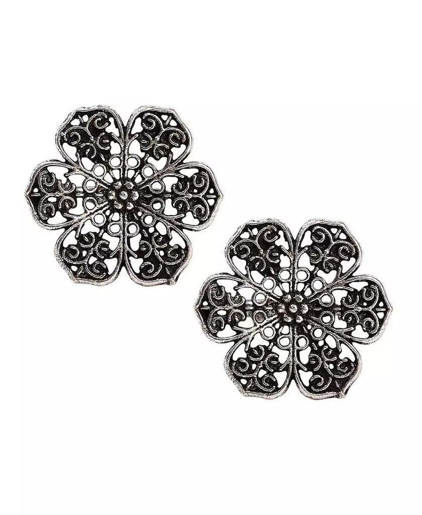 SOHI Women
s Oxodised Toe Ring Set