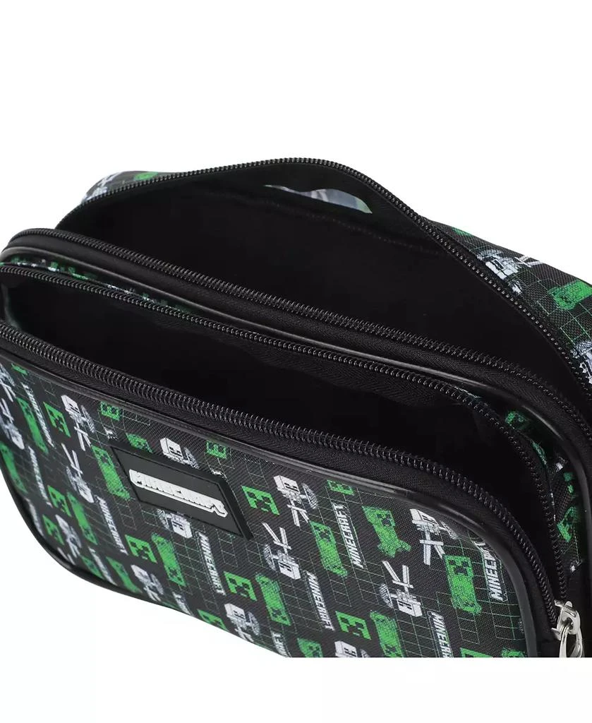 Minecraft Creepers Dual-Compartment Utility Case With Webbing Pull Handle 7