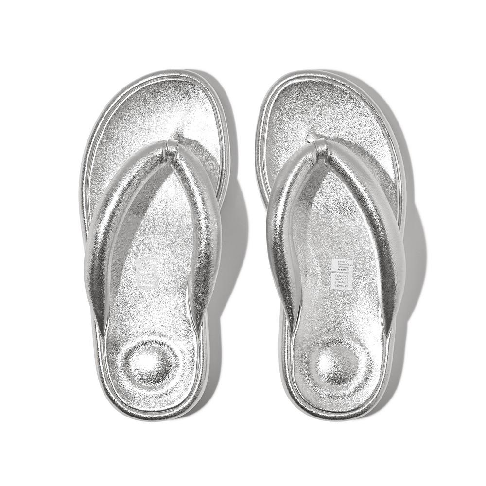 ◆Fitflop◆ [ICUSHION] Silver Women's Flip Flops Amazon.com | Fitflop Women's Flip Flop Sandal, Silver, 7