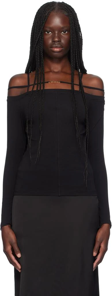 Jacquemus Black Les Classiques 'Le t-shirt Sierra' Long Sleeve T-Shirt 1