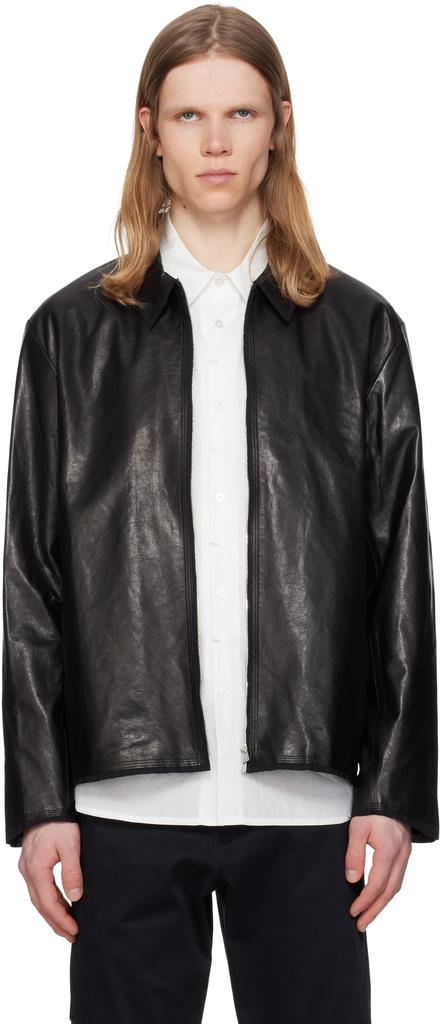 POST ARCHIVE FACTION (PAF) Black 6.0 Center Bomber Jacket