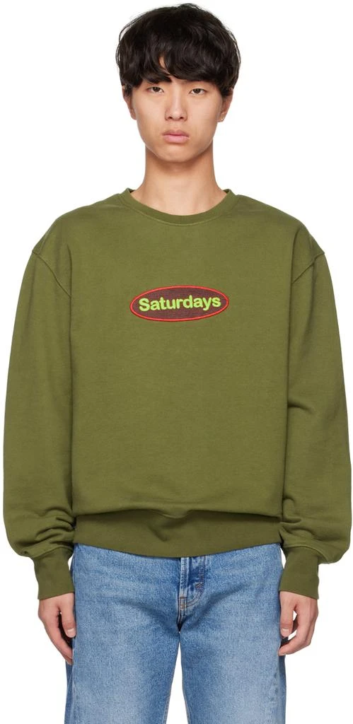Saturdays NYC Khaki Bowery Sweatshirt 1