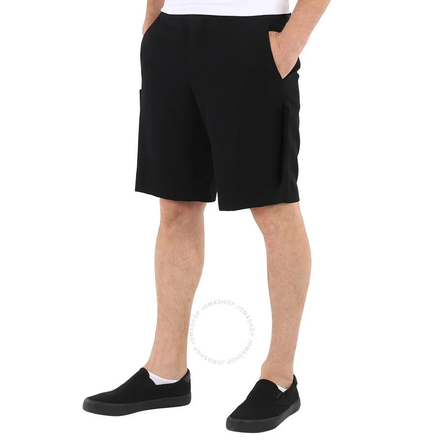 Burberry Men's Black Panel-Detail Tailored Shorts 3