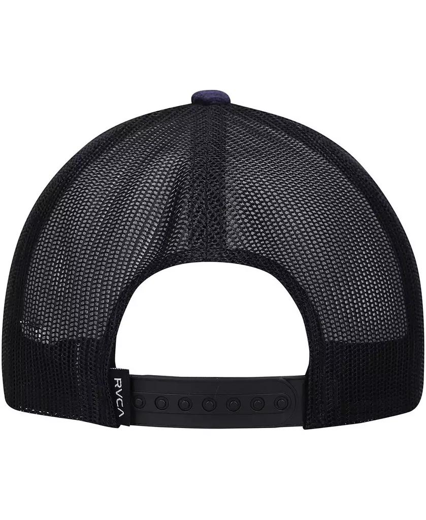 RVCA Men's Navy VA All The Way Trucker Snapback Hat